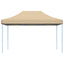 foldbart pop up-festtelt 440x292x315 cm beige