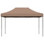 foldbart pop up-festtelt 440x292x315 cm cm brun