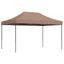 foldbart pop up-festtelt 440x292x315 cm cm brun