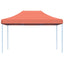 foldbart pop up-festtelt 440x292x315 cm terracotta