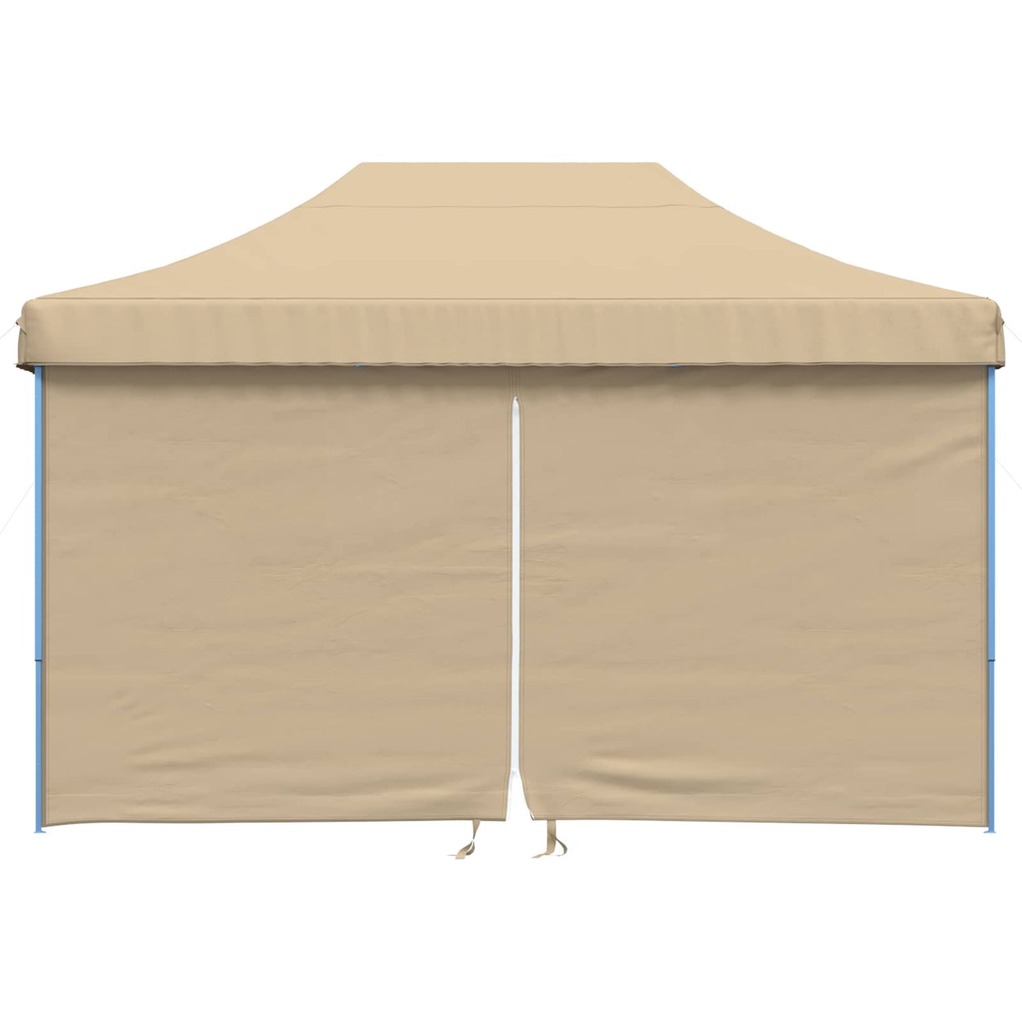 foldbart pop-up festtelt med 4 sidevægge beige