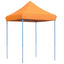 pop op-festtelt 200x200x306 cm foldbart orange