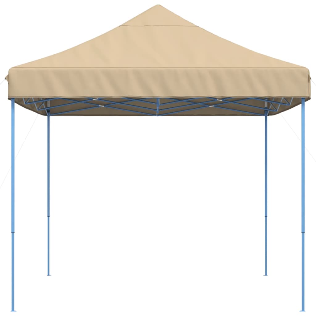 pop op-festtelt 410x279x315 cm foldbart beige