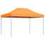 pop op-festtelt 410x279x315 cm foldbart orange
