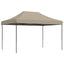 pop op-festtelt 410x279x315 cm foldbart gråbrun