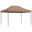 pop op-festtelt 410x279x315 cm foldbart brun