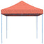 pop op-festtelt 410x279x315 cm foldbart terracottafarvet
