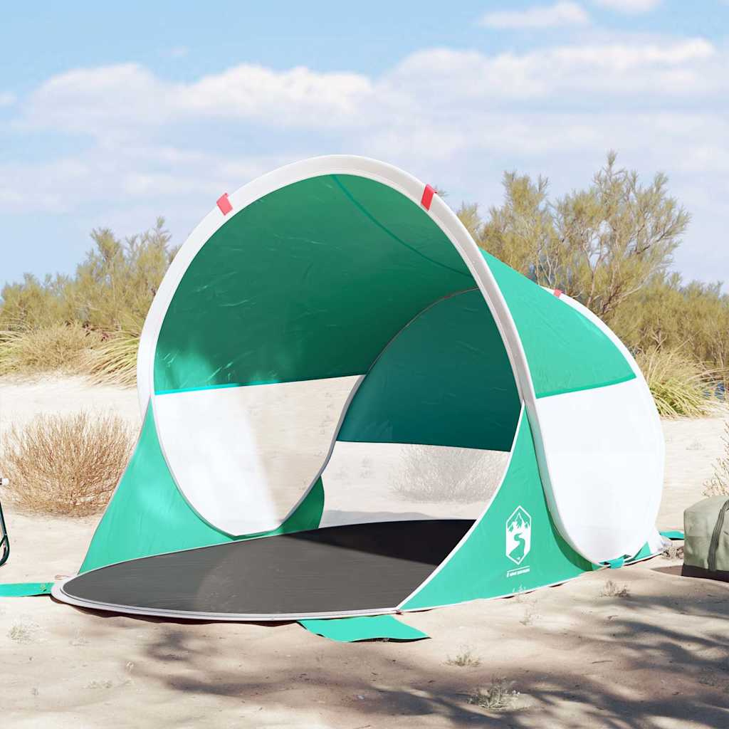 strandtelt pop-up vandtæt havgrøn billede