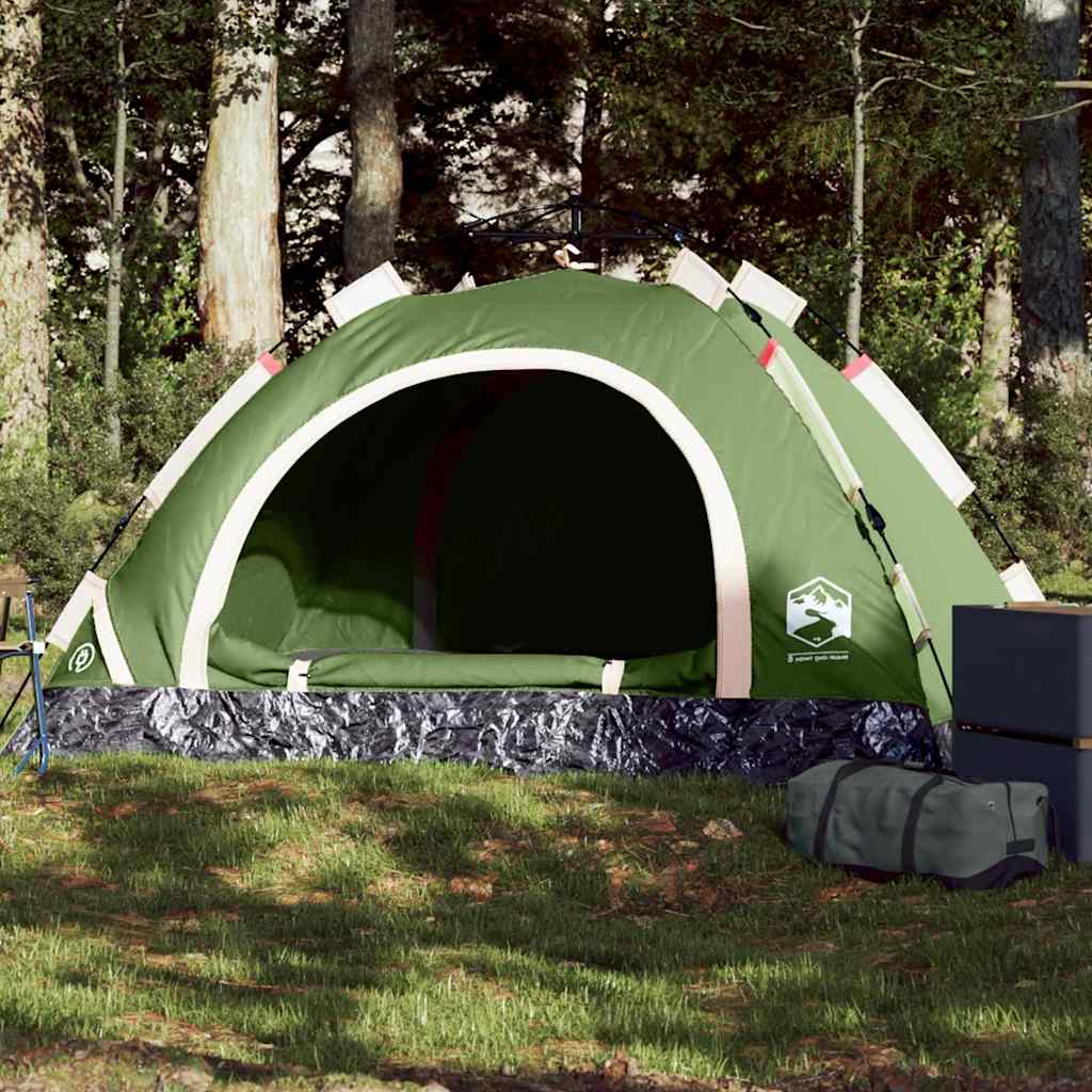 2-personers campingtelt vandtæt quick-release grøn billede