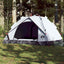 3-personers campingtelt kuppel quick-release mørklægning hvid