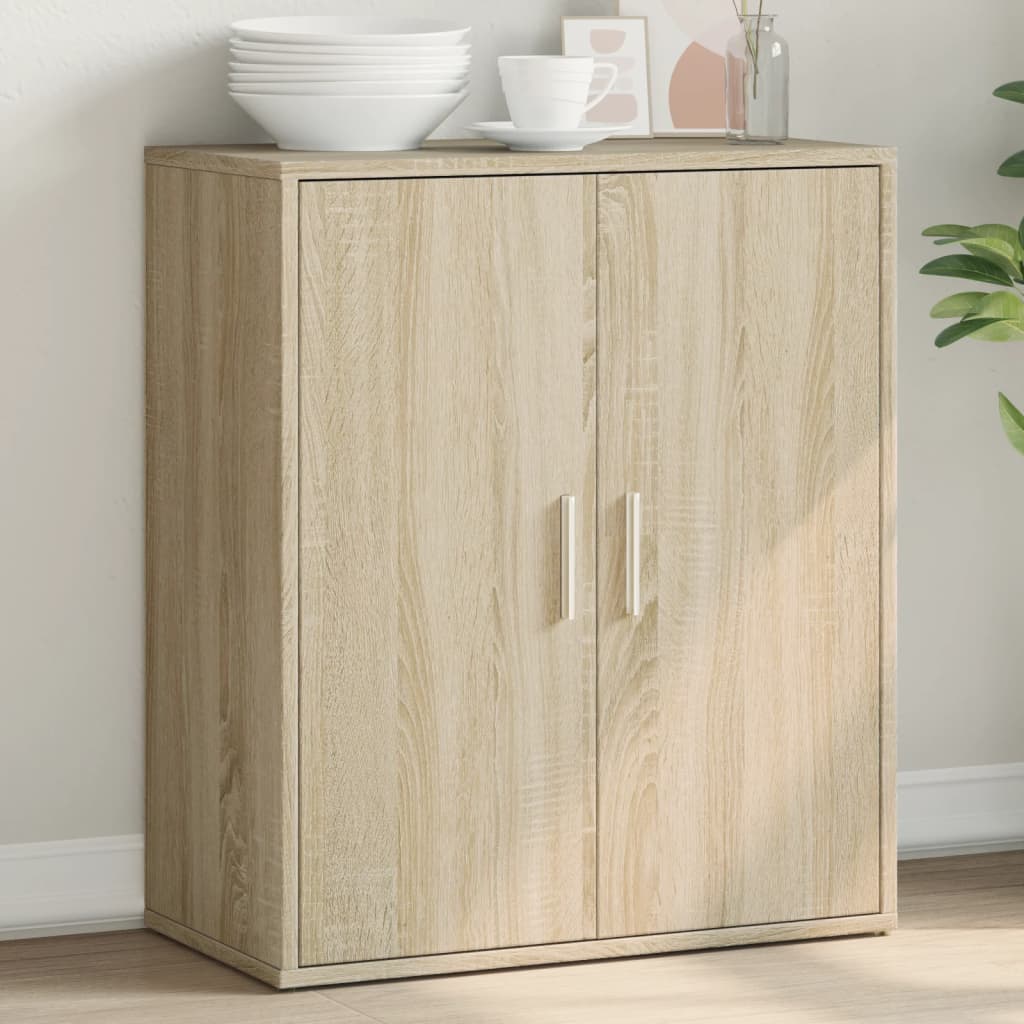 skænk 60x31x70 cm konstrueret træ sonoma-eg