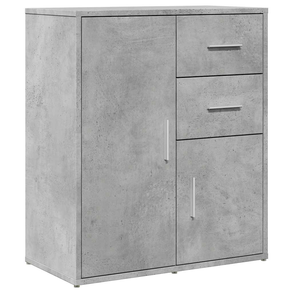 skænk 60x31x70 cm konstrueret træ betongrå