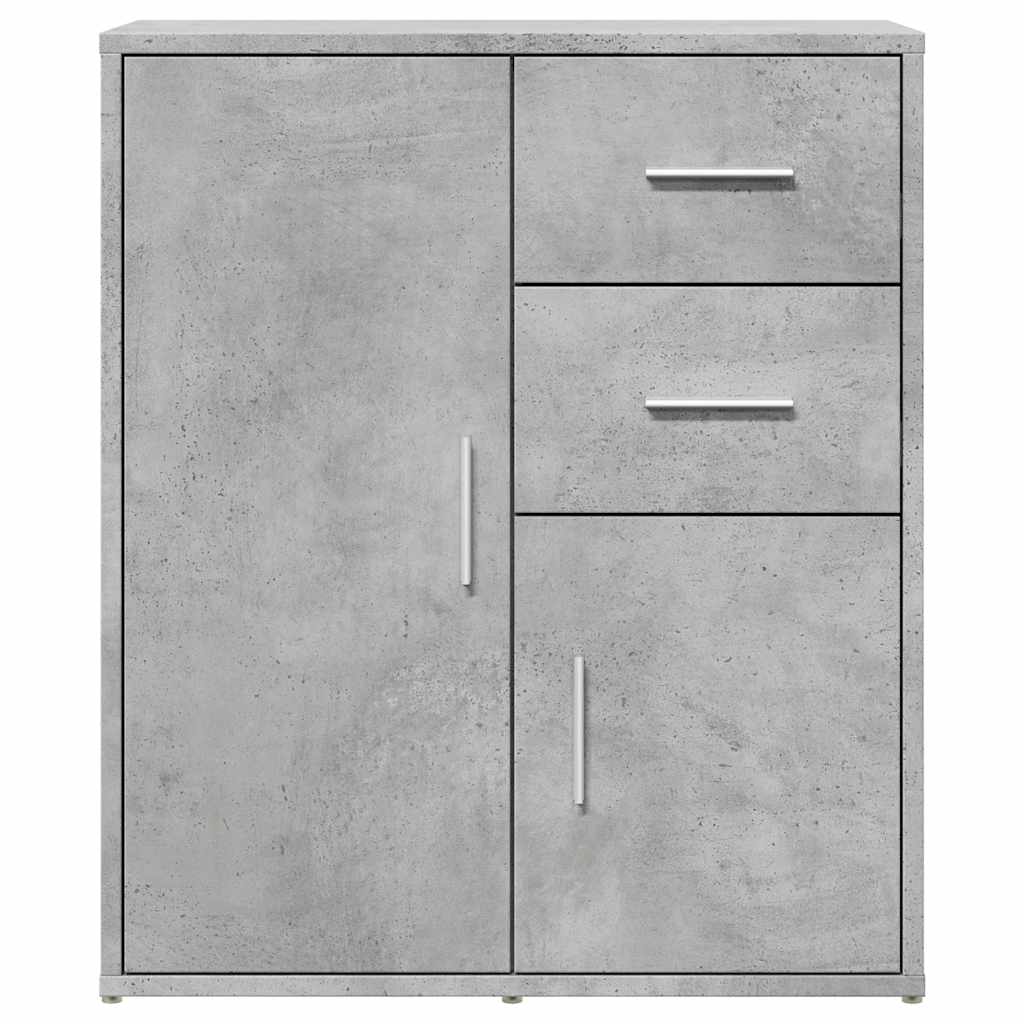 skænk 60x31x70 cm konstrueret træ betongrå