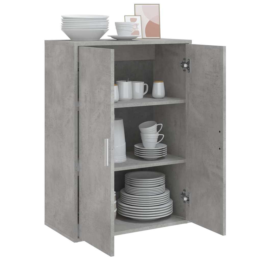 skænk 60x31x84 cm konstrueret træ betongrå