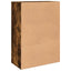 skænk 60x31x84 cm konstrueret træ røget egetræsfarve