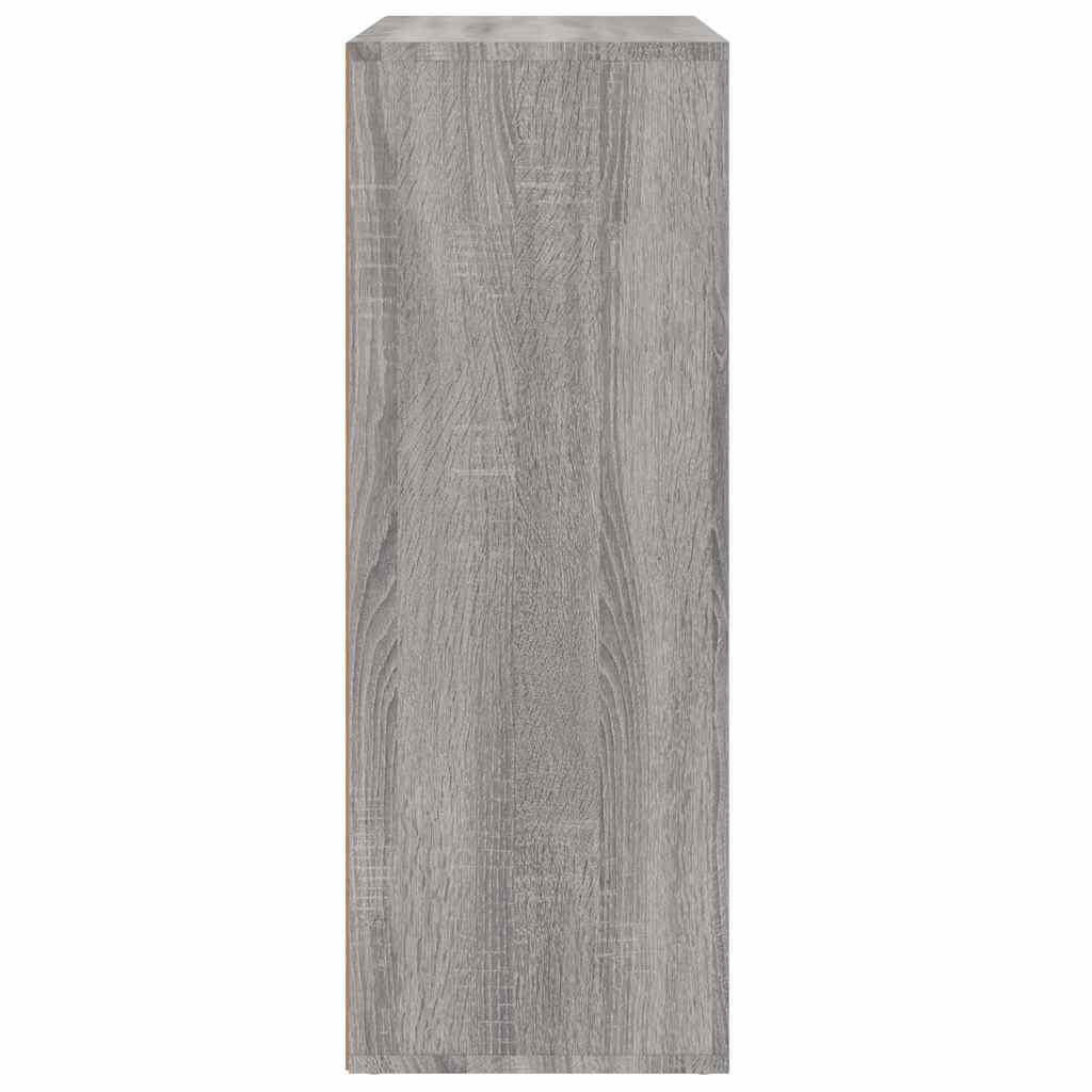 skænk 60x31x84 cm konstrueret træ grå sonoma-eg