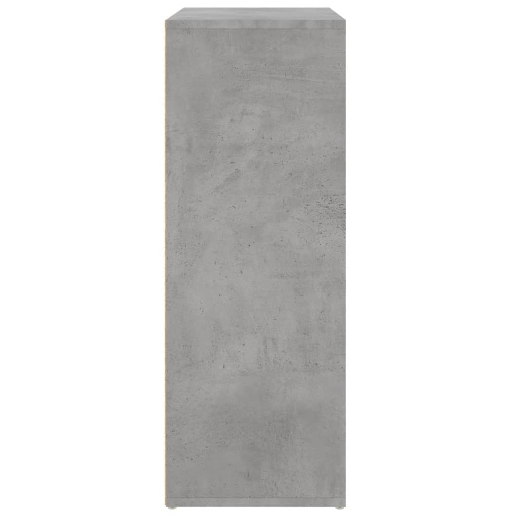skænk 60x31x84 cm konstrueret træ betongrå