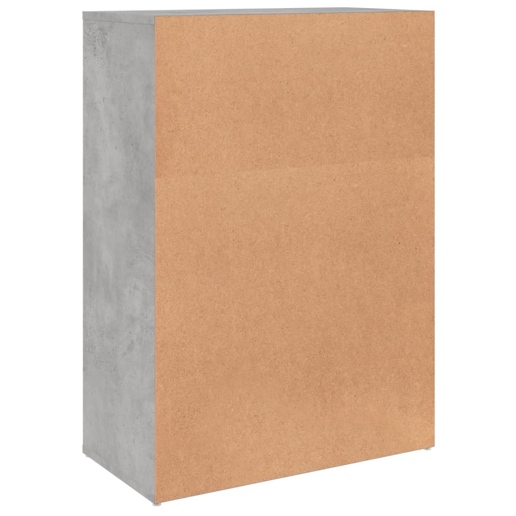 skænk 60x31x84 cm konstrueret træ betongrå