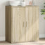 skænk 79x38x80 cm konstrueret træ sonoma-eg