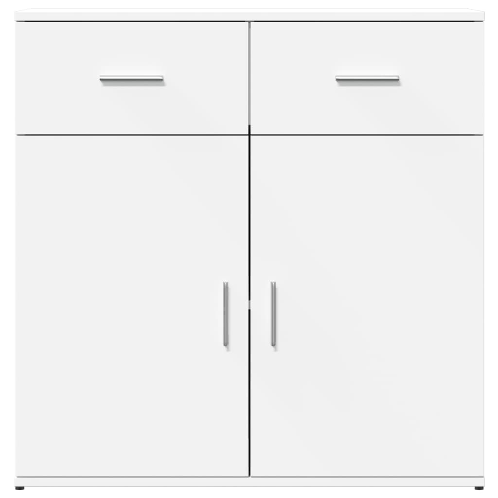 skab 79x38x80 cm konstrueret træ hvid