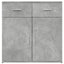 skænk 79x38x80 cm konstrueret træ betongrå