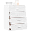 skab 60x39x80 cm konstrueret træ hvid