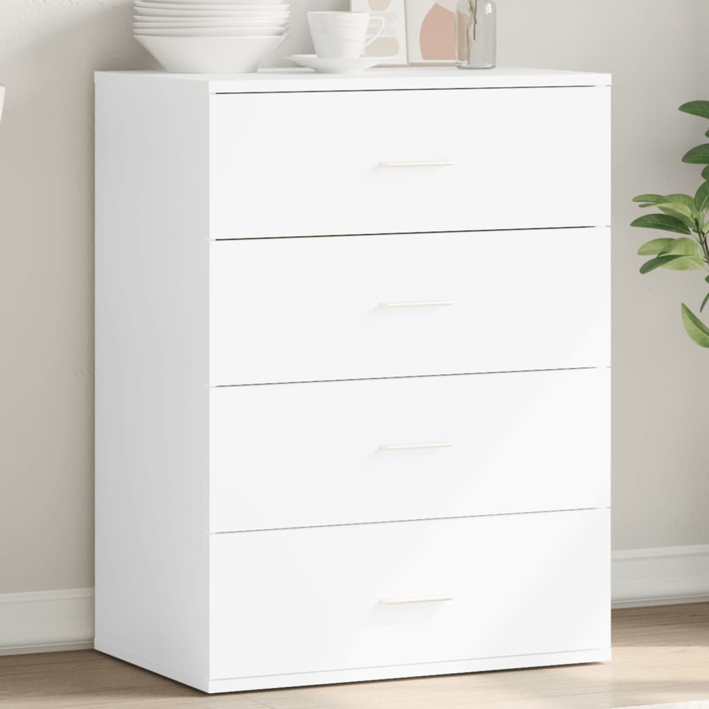 skab 60x39x80 cm konstrueret træ hvid