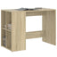 skrivebord 102x50x75 cm konstrueret træ sonoma-eg