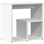 sidebord 50x30x50 cm konstrueret træ hvid