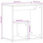 sidebord 2 stk. 50x30x50 cm konstrueret træ sonoma-eg