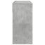 makeupbord med spejl 80x39x80 cm betongrå