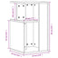 sidebord 35x35x60 cm konstrueret træ sonoma-eg