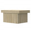 sofabord 100x55x40 cm konstrueret træ sonoma-eg
