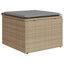 sofasæt til haven 11 dele med hynder polyrattan beige