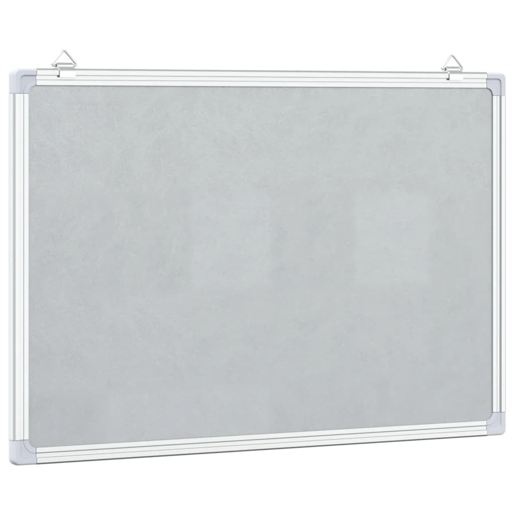 magnetisk whiteboard 80x60x1,7 cm aluminium