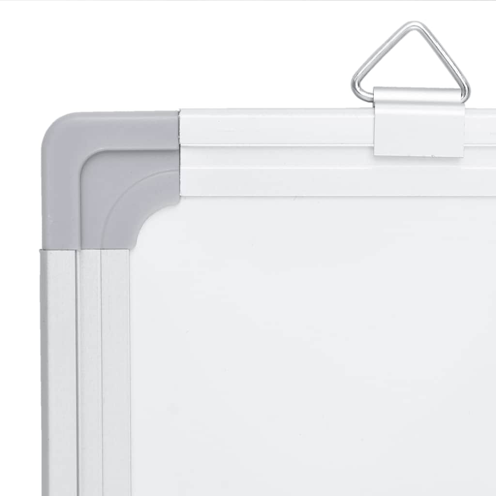 magnetisk whiteboard 80x80x1,7 cm foldbart aluminium