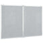 magnetisk whiteboard 100x80x1,7 cm foldbart aluminium