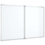 magnetisk whiteboard 120x80x1,7 cm foldbart aluminium