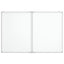 magnetisk whiteboard 120x80x1,7 cm foldbart aluminium
