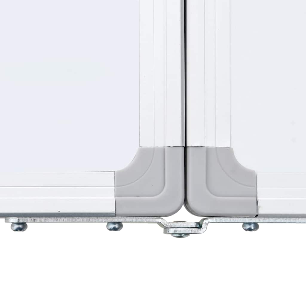 magnetisk whiteboard 120x80x1,7 cm foldbart aluminium