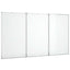 magnetisk whiteboard 120x80x1,7 cm foldbart aluminium