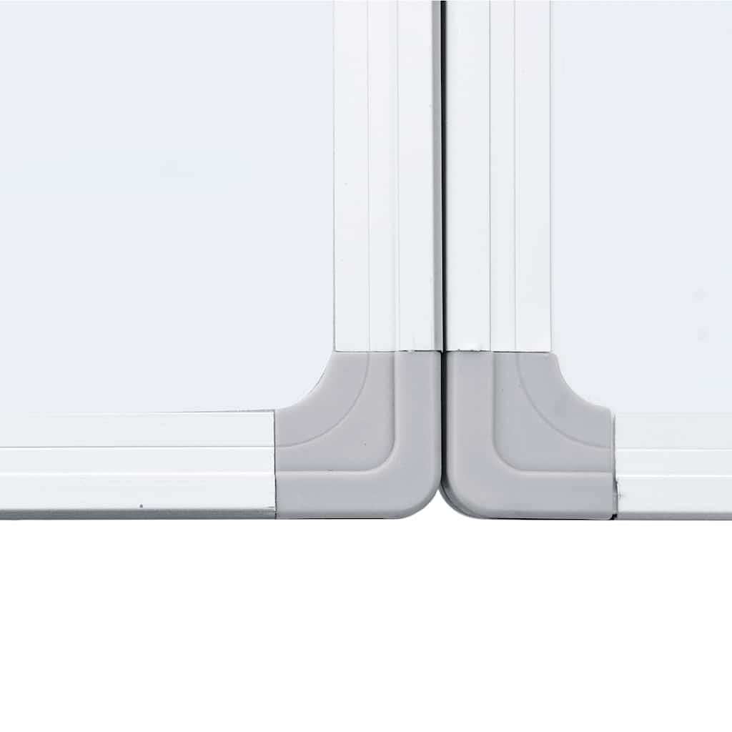 magnetisk whiteboard 150x80x1,7 cm foldbart aluminium