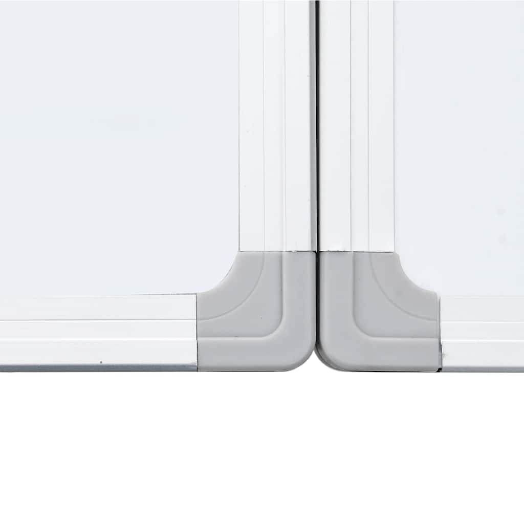 magnetisk whiteboard 150x100x1,7 cm foldbart aluminium