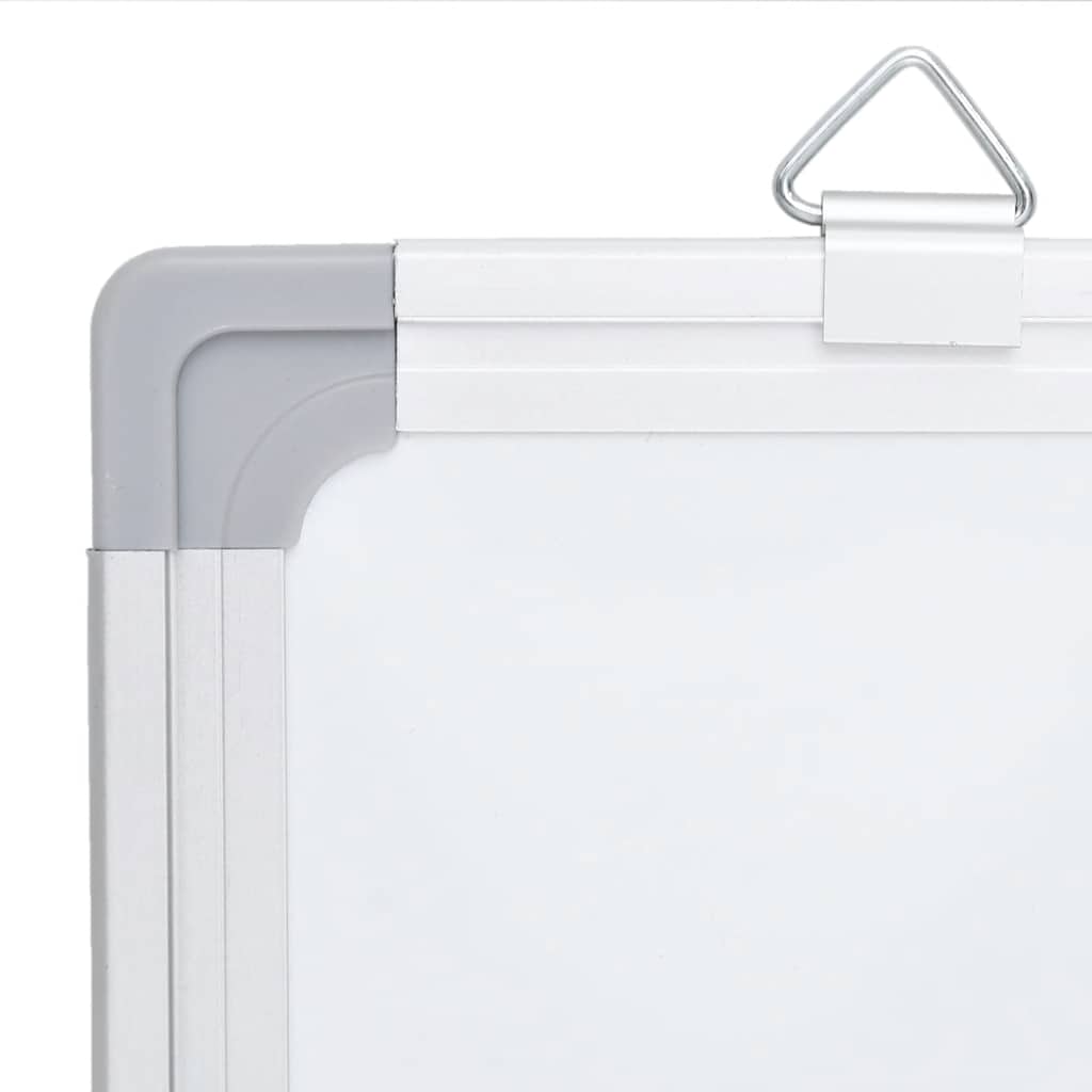 magnetisk whiteboard 160x40x1,7 cm foldbart aluminium