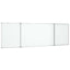magnetisk whiteboard 200x60x1,7 cm foldbart aluminium