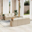 sofasæt til haven 8 dele med hynder polyrattan beige