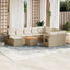 sofasæt til haven 11 dele med hynder polyrattan beige