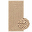 gulvtæppe ZIZUR 60x110 cm jute-look indendørs og udendørs