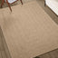 gulvtæppe ZIZUR 60x110 cm jute-look indendørs og udendørs