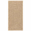gulvtæppe ZIZUR 60x110 cm jute-look indendørs og udendørs